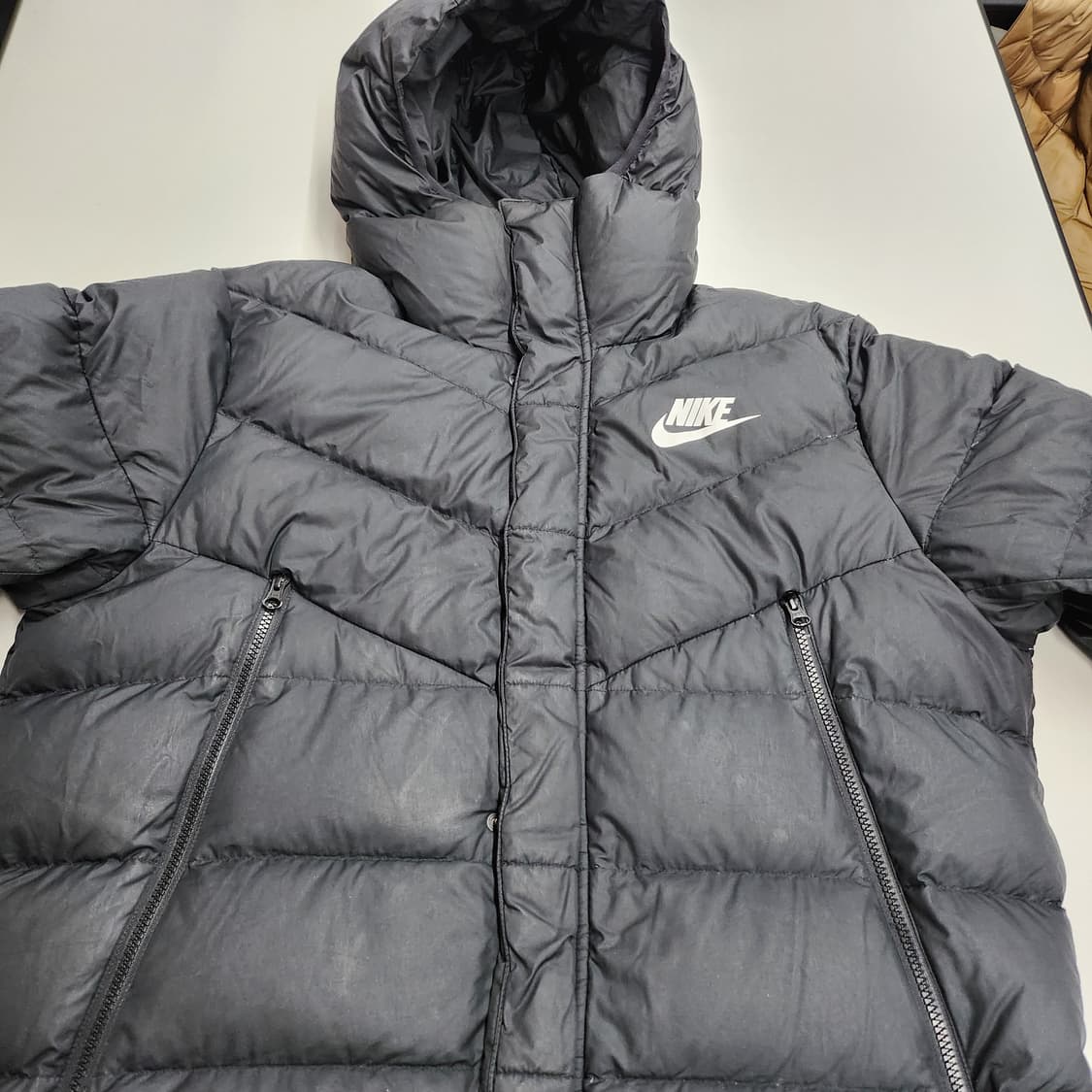 나이키 정품 롱패딩 XL 사이즈 지퍼고장 상품이미지2