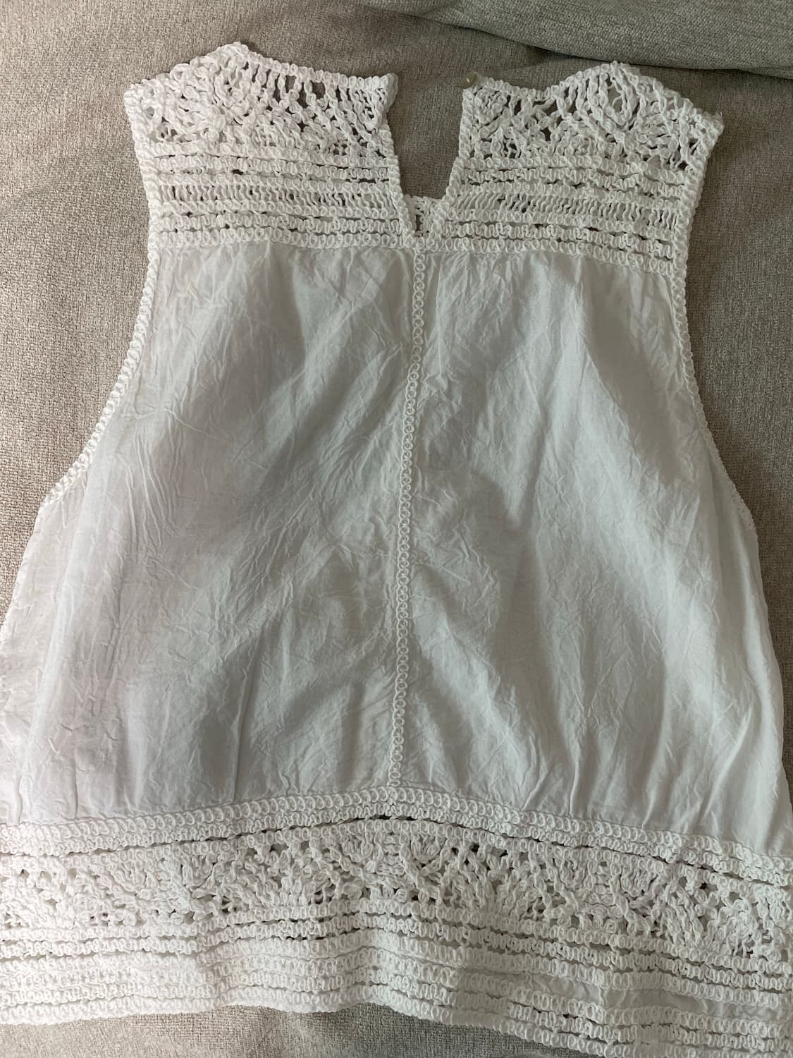 이주미 착용 크로쉐 나시 블라우스 상품이미지3