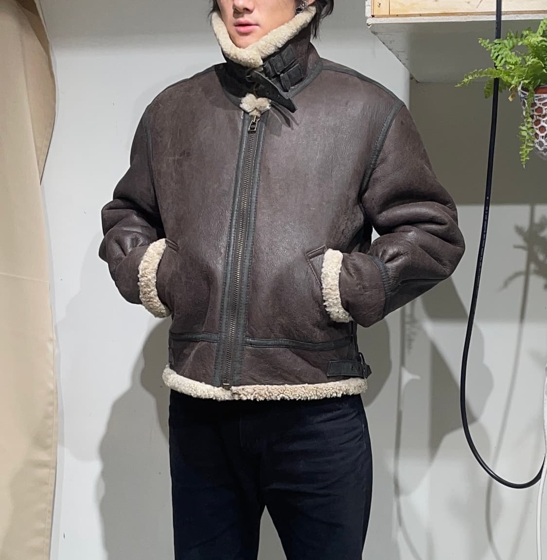  Military B-3 real leather flight jacke 상품이미지2