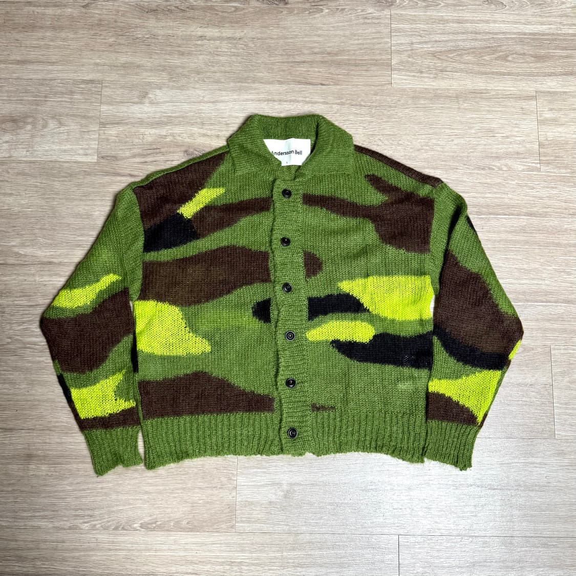 앤더슨벨 카모 니트 가디건 상품이미지2