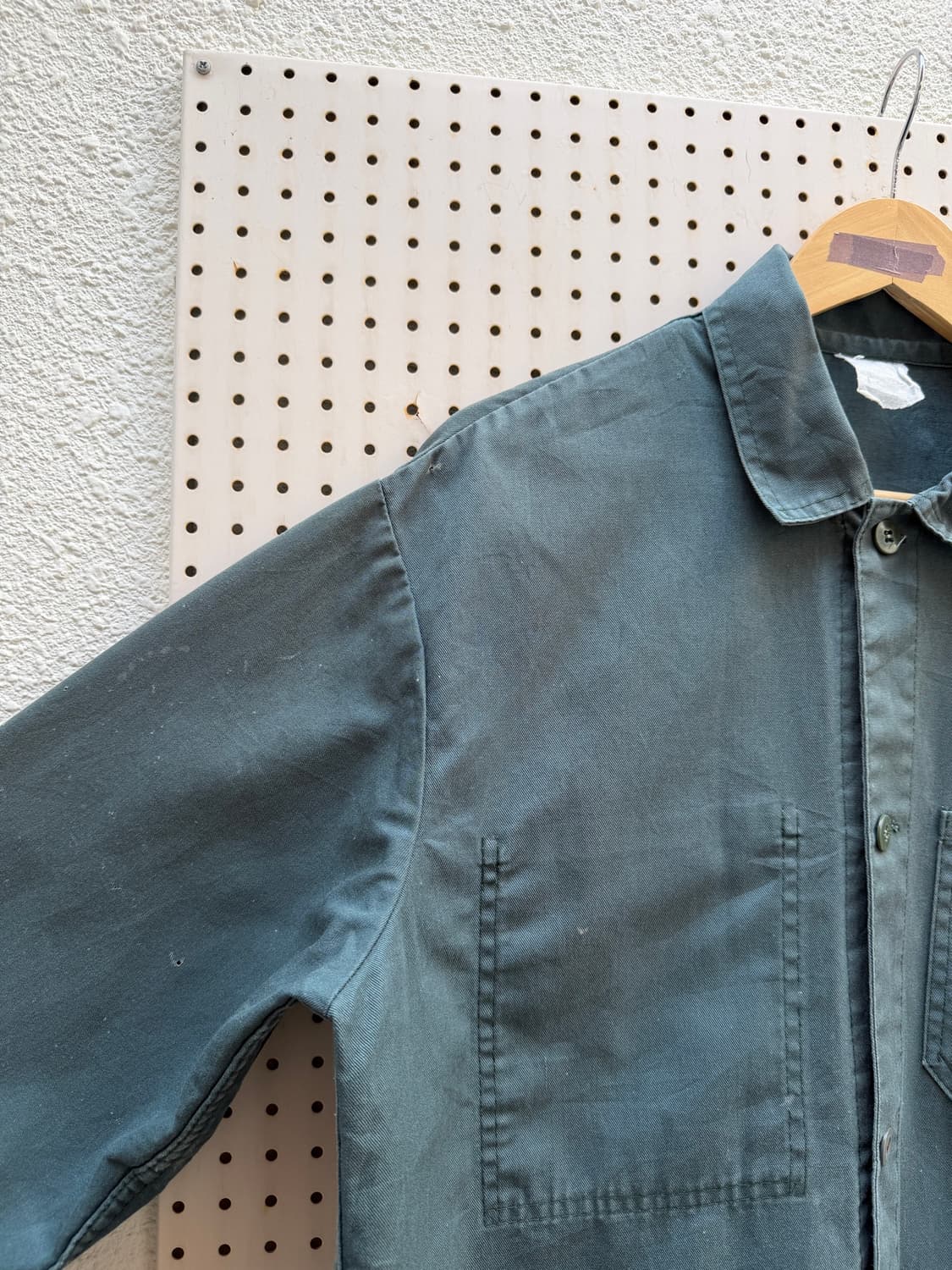 DISTRESSED FADED 70s SAGE GREEN 프렌치워크자켓 상품이미지8