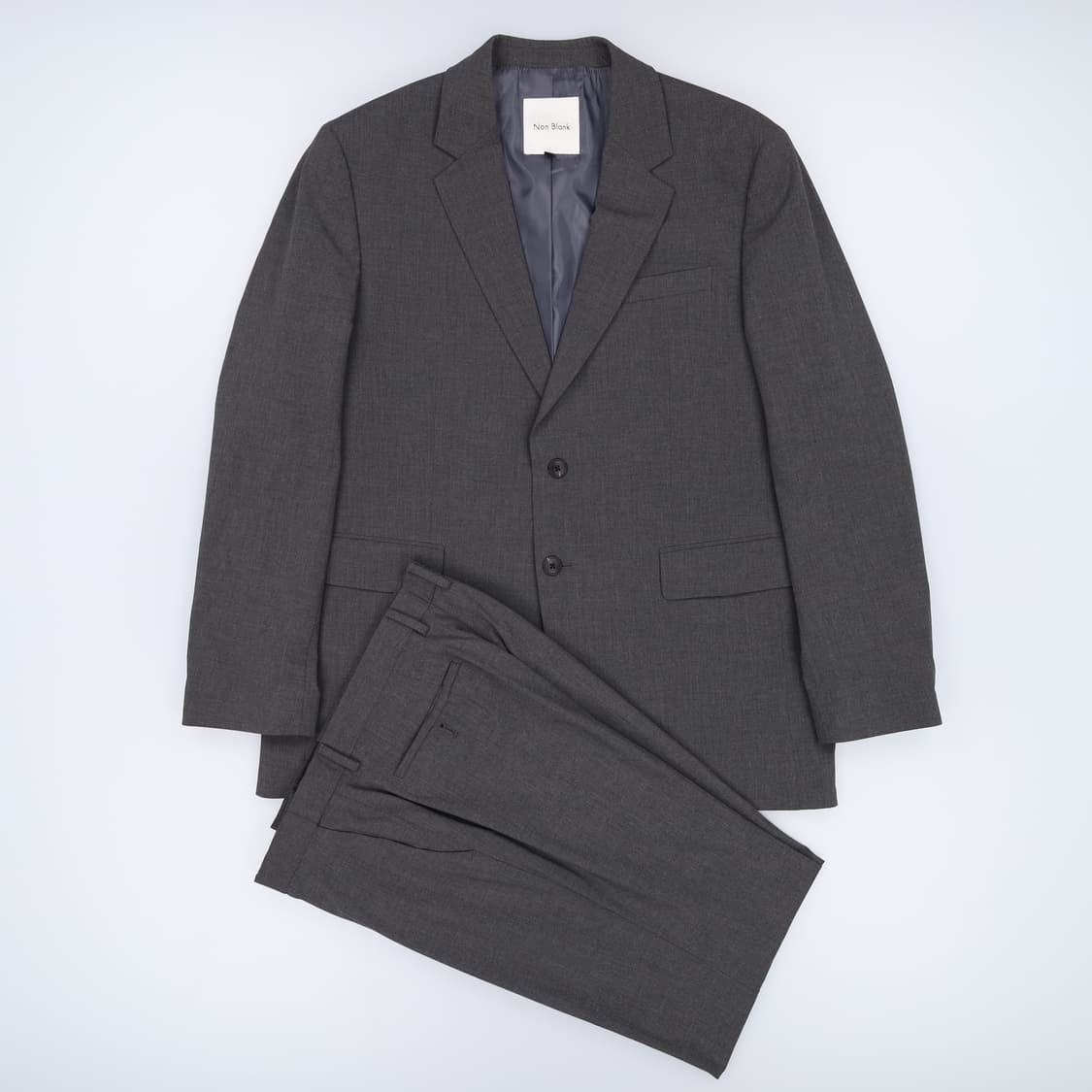 [2XL] 넌블랭크 세인트이어 이태리 세미 오버핏 셋업 수트 4139 상품이미지1