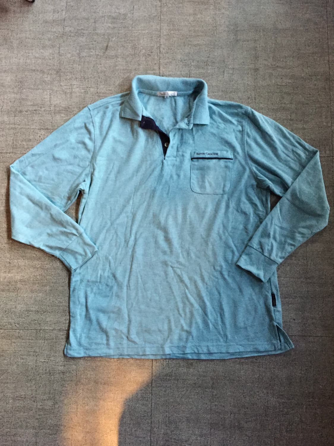 일본빈티지 Santacatalina 올드스쿨아메카지 혁오충 카라폴로티셔츠 상품이미지1