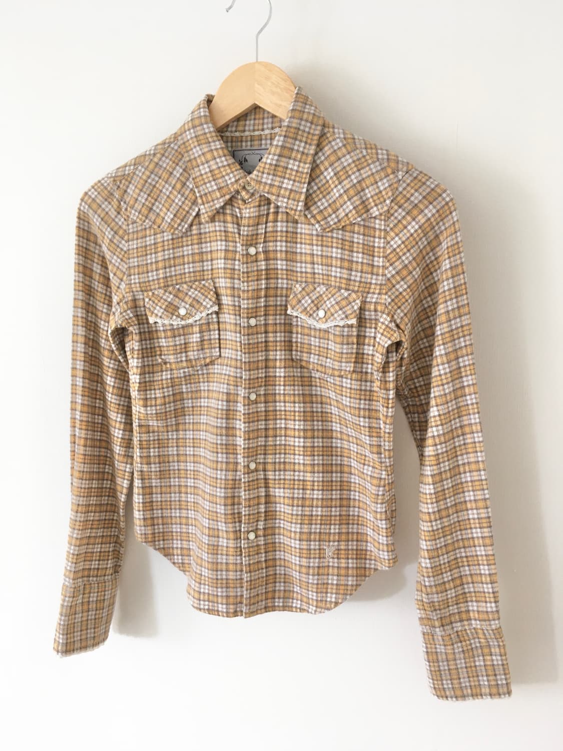 baby western check shirt 상품이미지2
