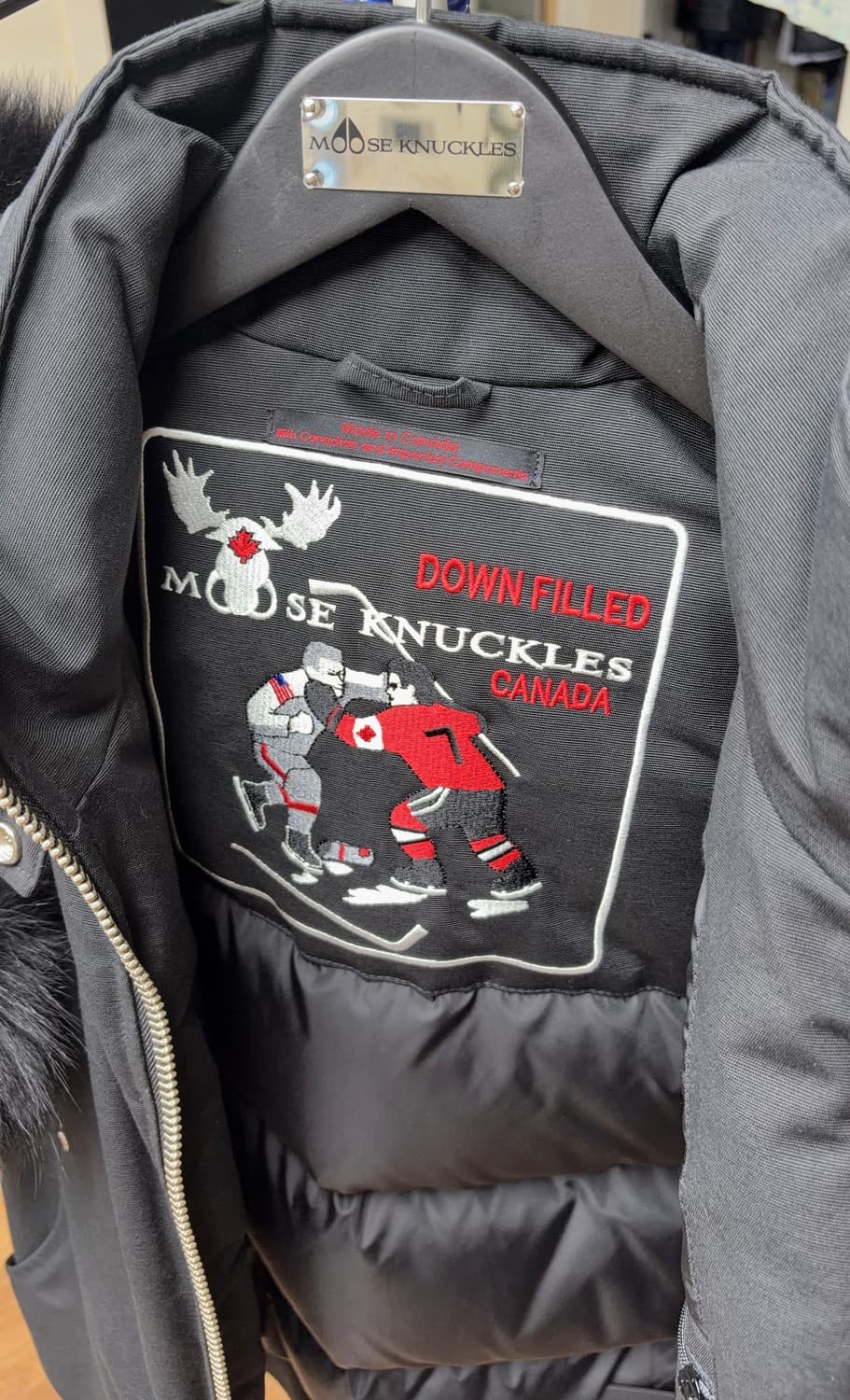 무스너클 패딩 S 상품이미지5