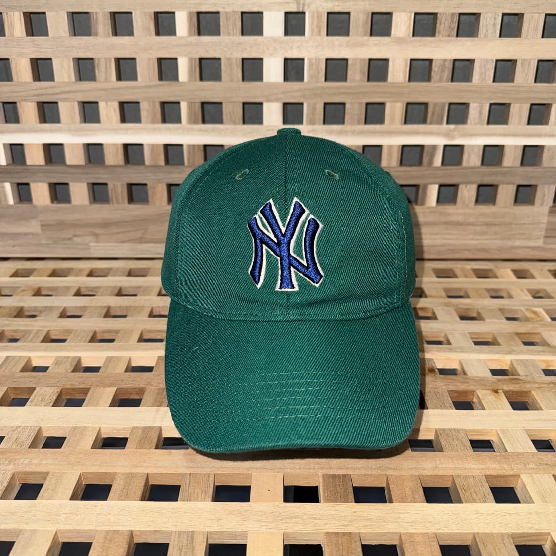 90s 뉴욕 양키스 그린 캡 상품이미지1