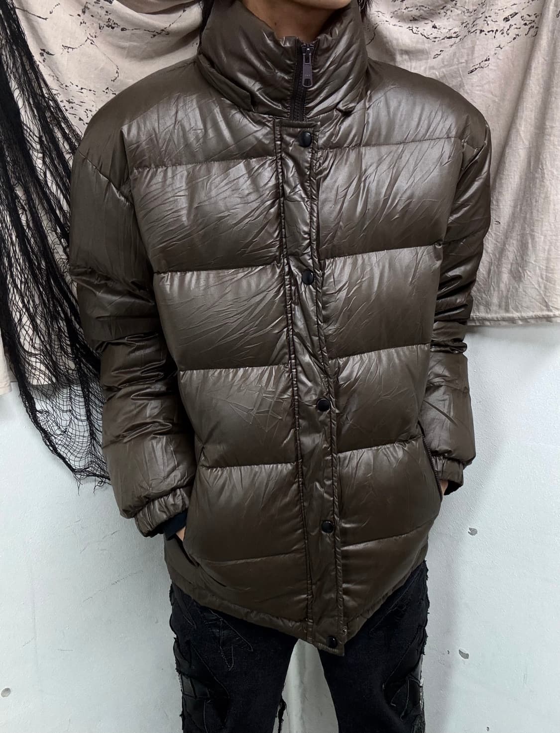 Dark Brown Y2K Padding 상품이미지1