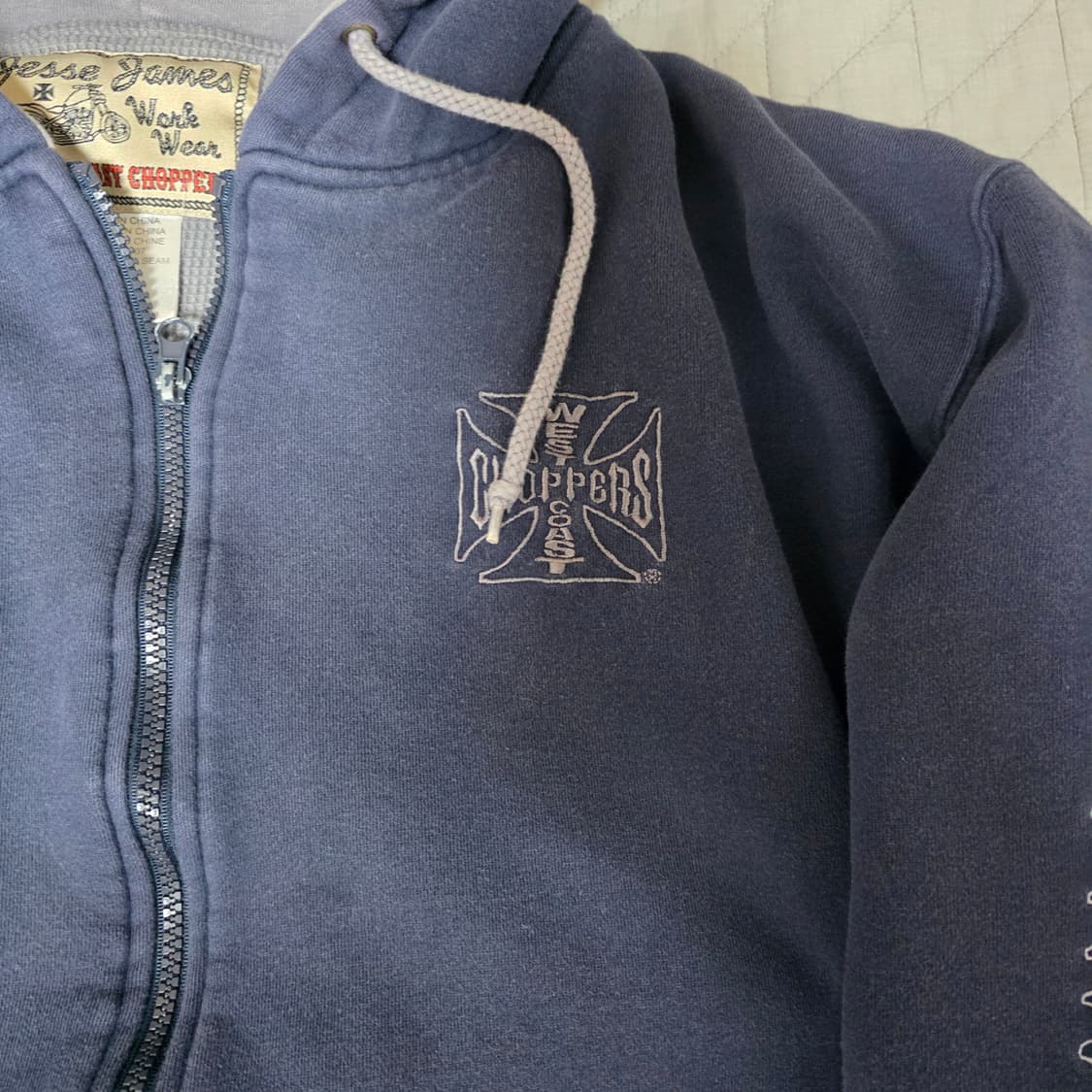 [XXL] 빈티지 웨스트코스트차퍼스 더블페이스 써멀 후드집업 네이비 상품이미지6