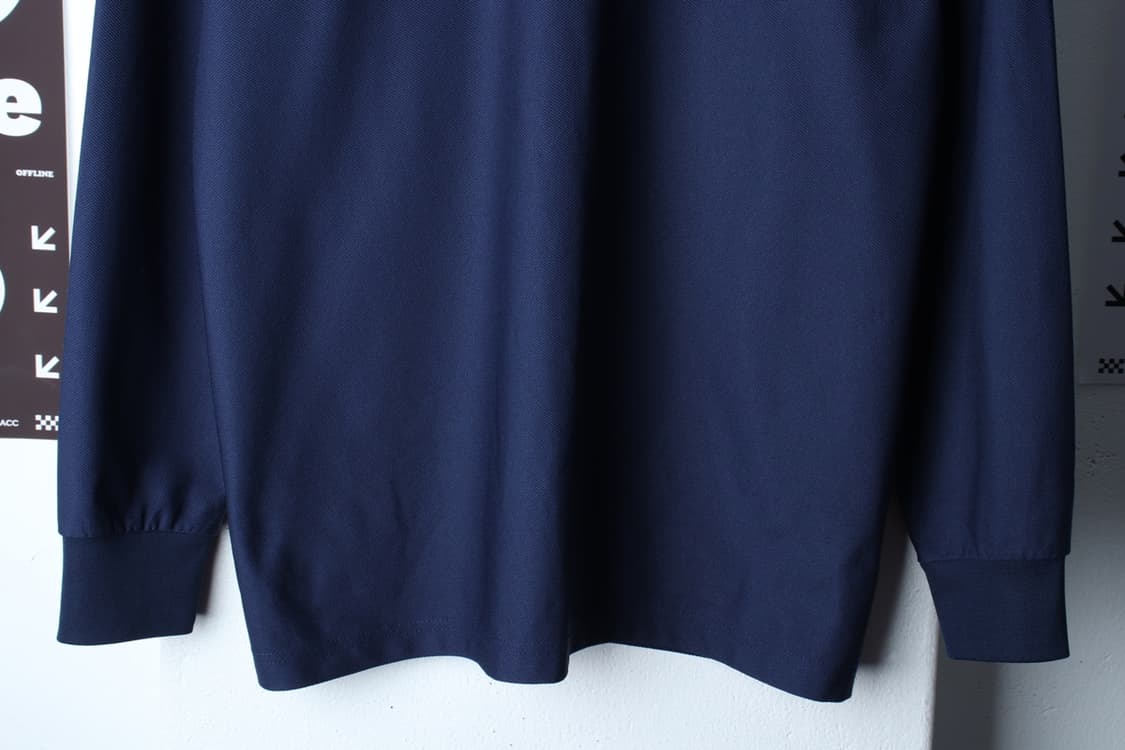 (L-XL) 아디다스 카라 긴팔티셔츠 기능성 스몰로고 네이비-H33044 상품이미지4