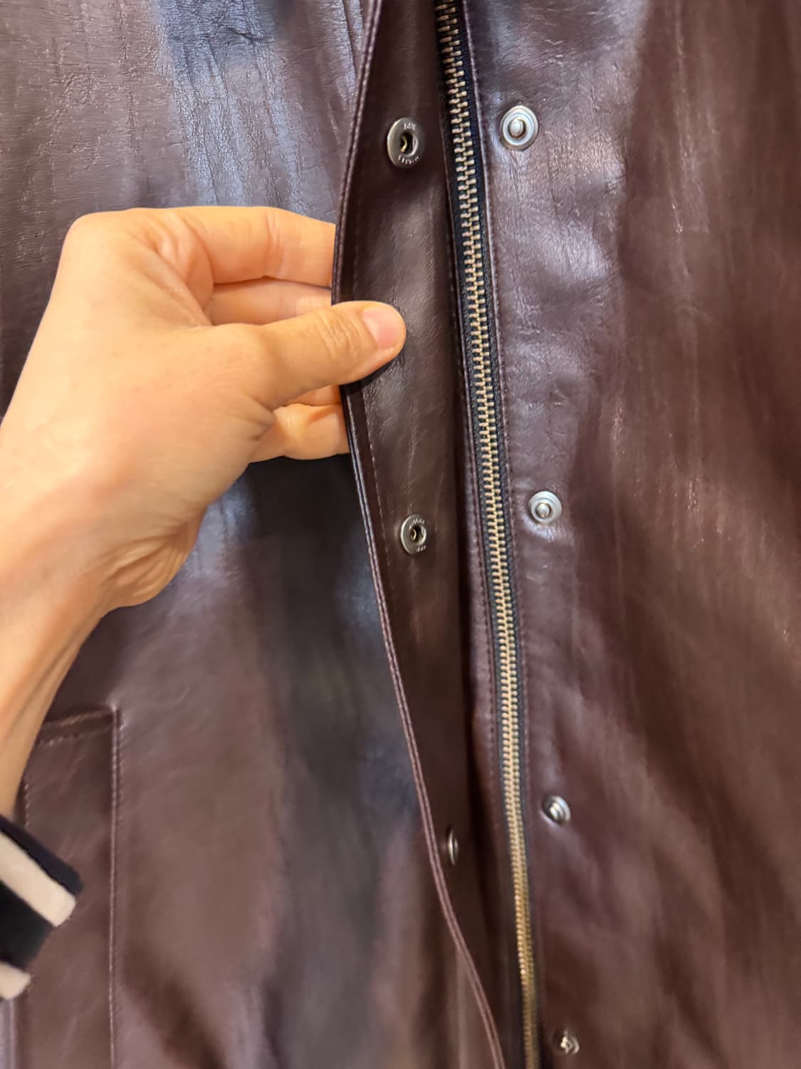 siyszu 시야쥬 얼반 페이크레더 자켓 상품이미지8