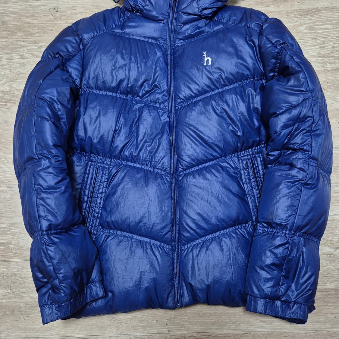 헤지스 덕다운 후드 푸퍼 패딩 점퍼 S(90) 상품이미지3