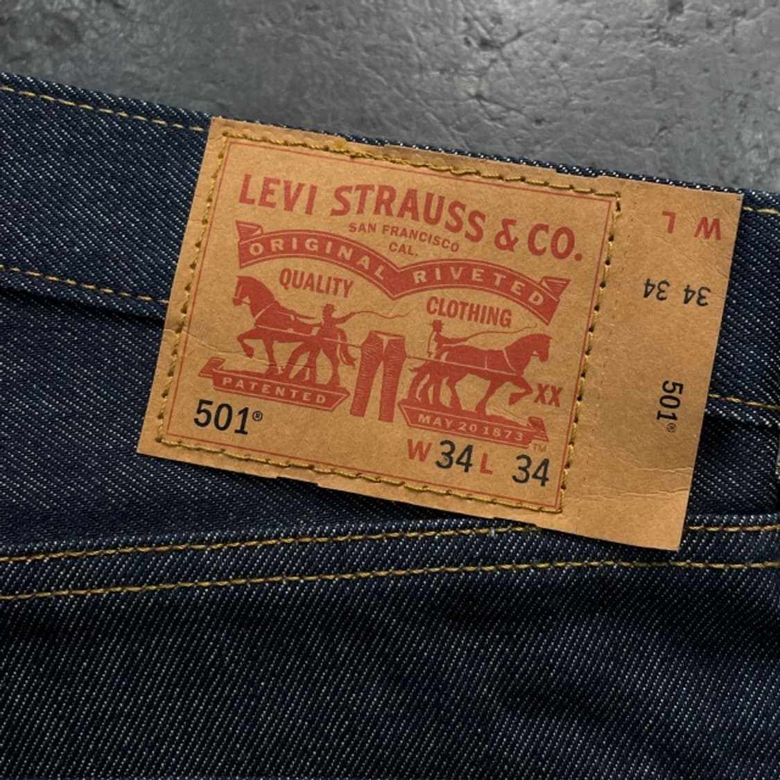 34 리바이스 501 생지 데님 상품이미지6