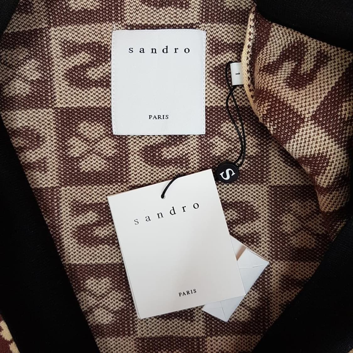 산드로 SANDRO 스트릭자켓  1사이즈 택달린 새제품 상품이미지6