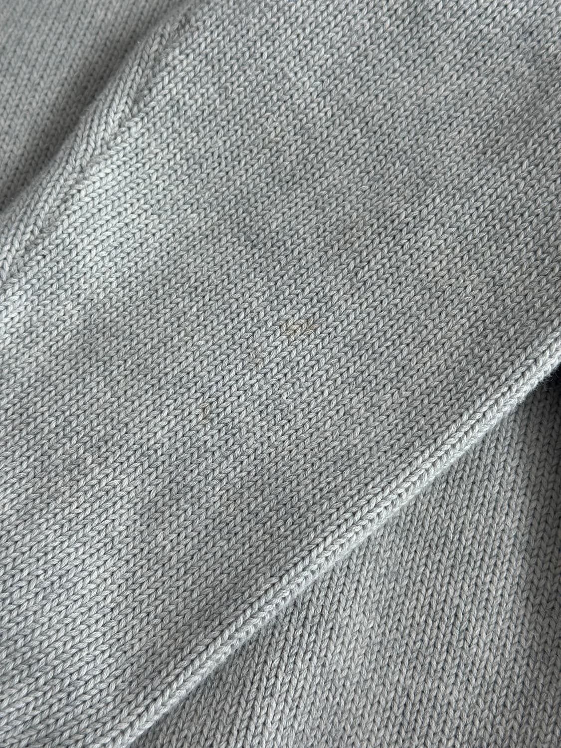 폴로 랄프로렌 라이트그레이 V넥 코튼 니트  상품이미지8