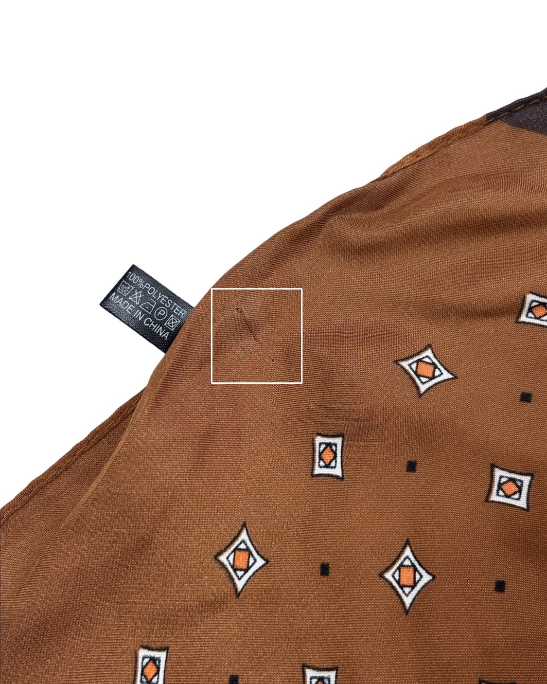 diagonal three-pattern square scarf 상품이미지9