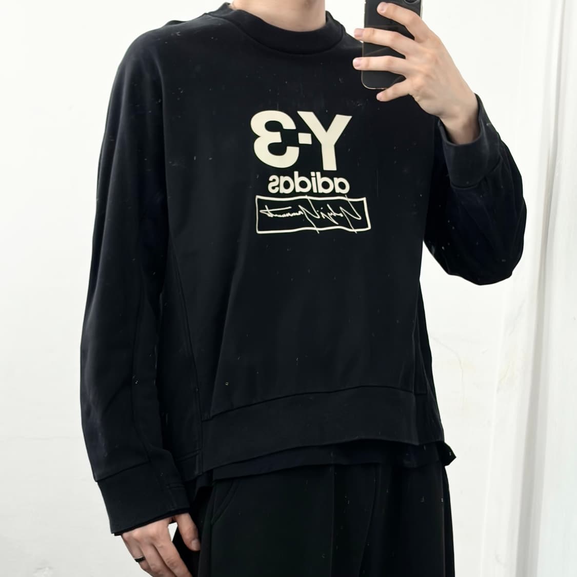 Y-3 요지 야마모토 11주년 맨투맨 상품이미지4