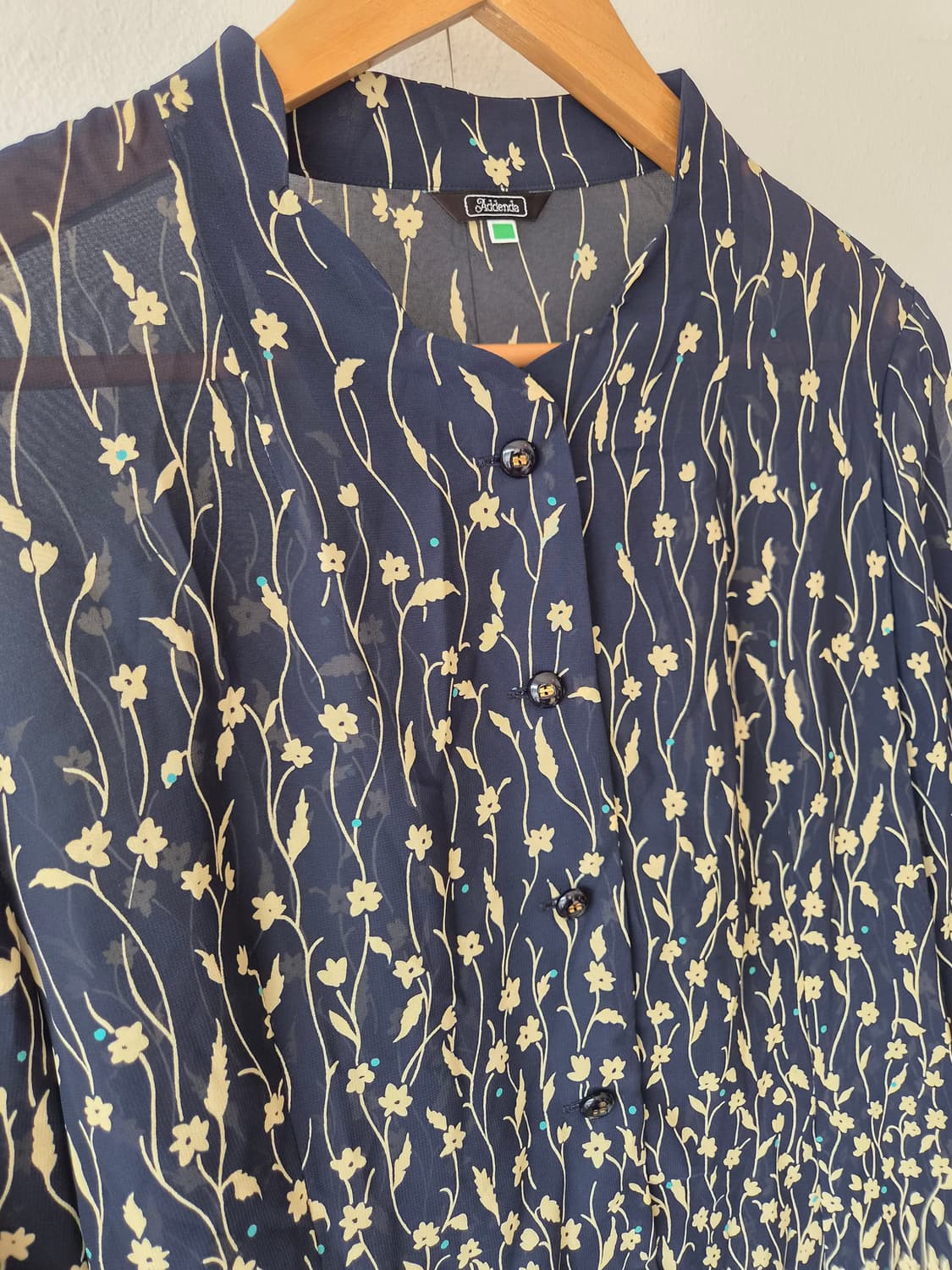 새상품)Addenda 일본 여성 플라워쉬폰블라우스 9R사이즈 상품이미지4