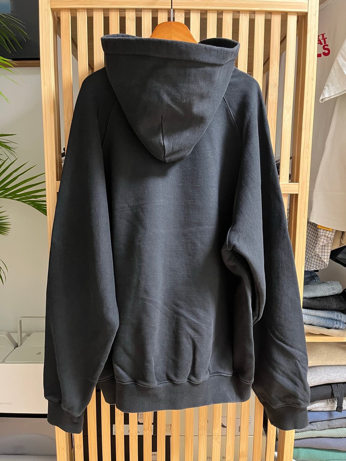 모이프 트레이너 스웻 후드 블랙 상품이미지3