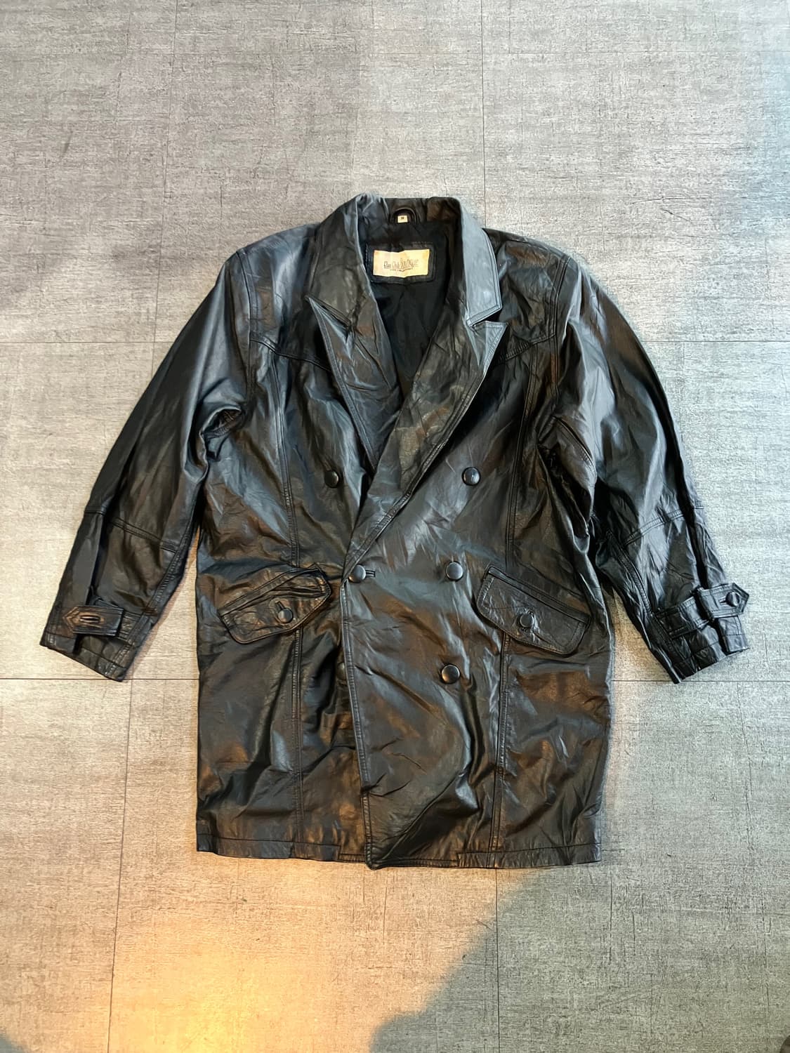 일본빈티지 Classclub 보헤미안레더 양가죽자켓 상품이미지1