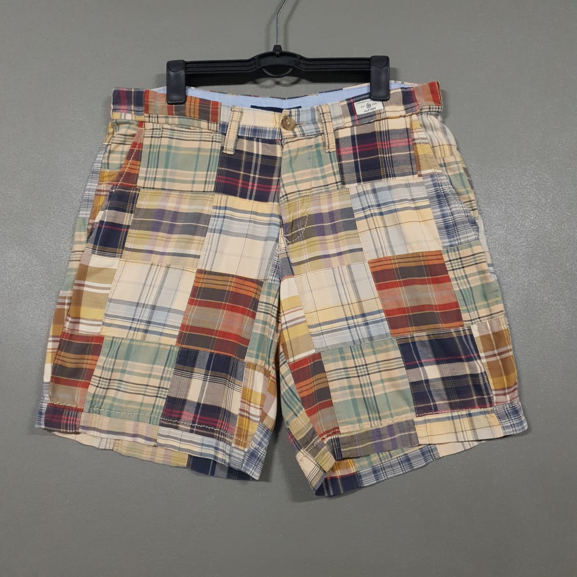 32~33) 타미힐피거 마드라스 패치워크 반바지 쇼츠 하프 팬츠 베이지 상품이미지1