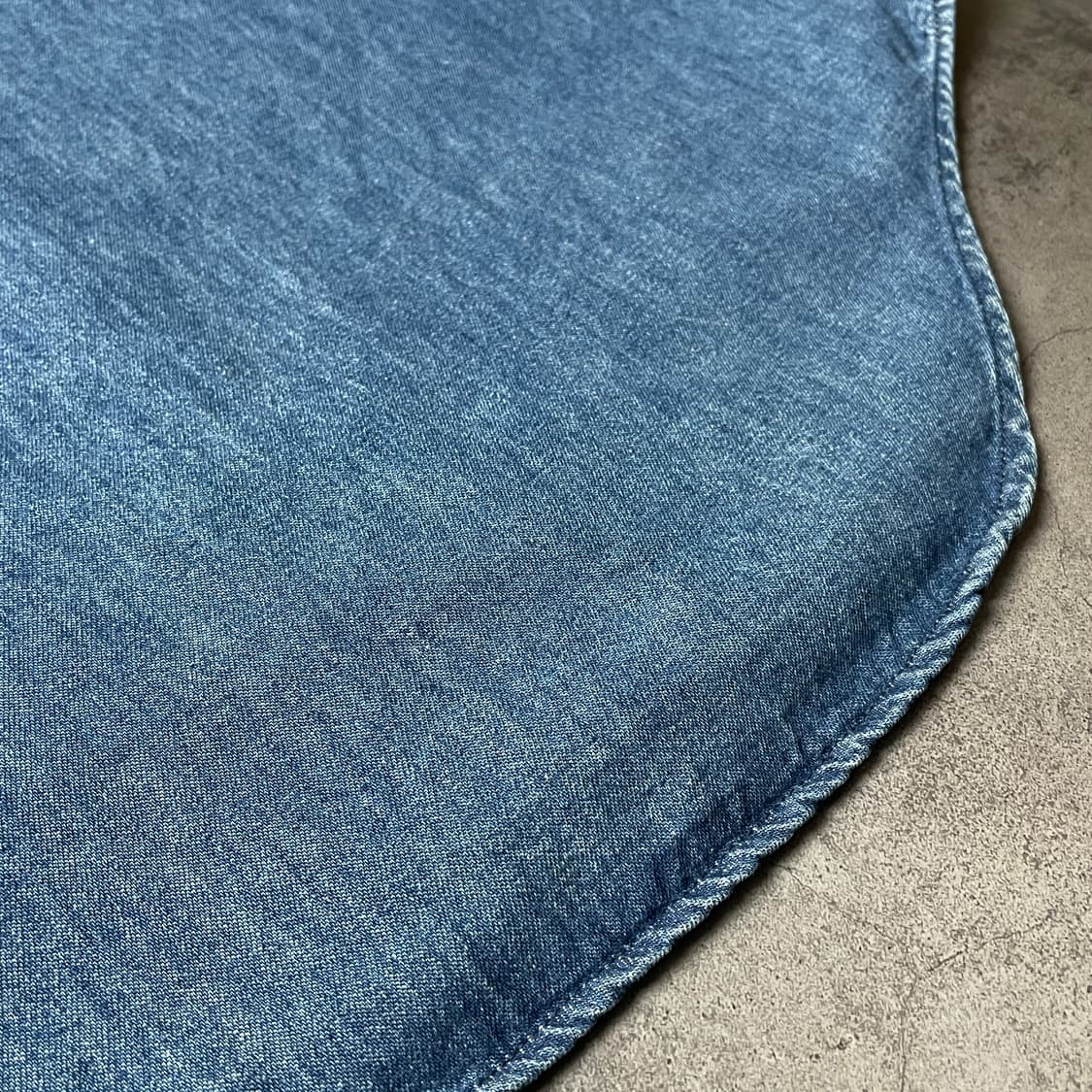 UNKNOWN 빈티지 데님 밴드칼라 코튼셔츠 A00401 상품이미지8