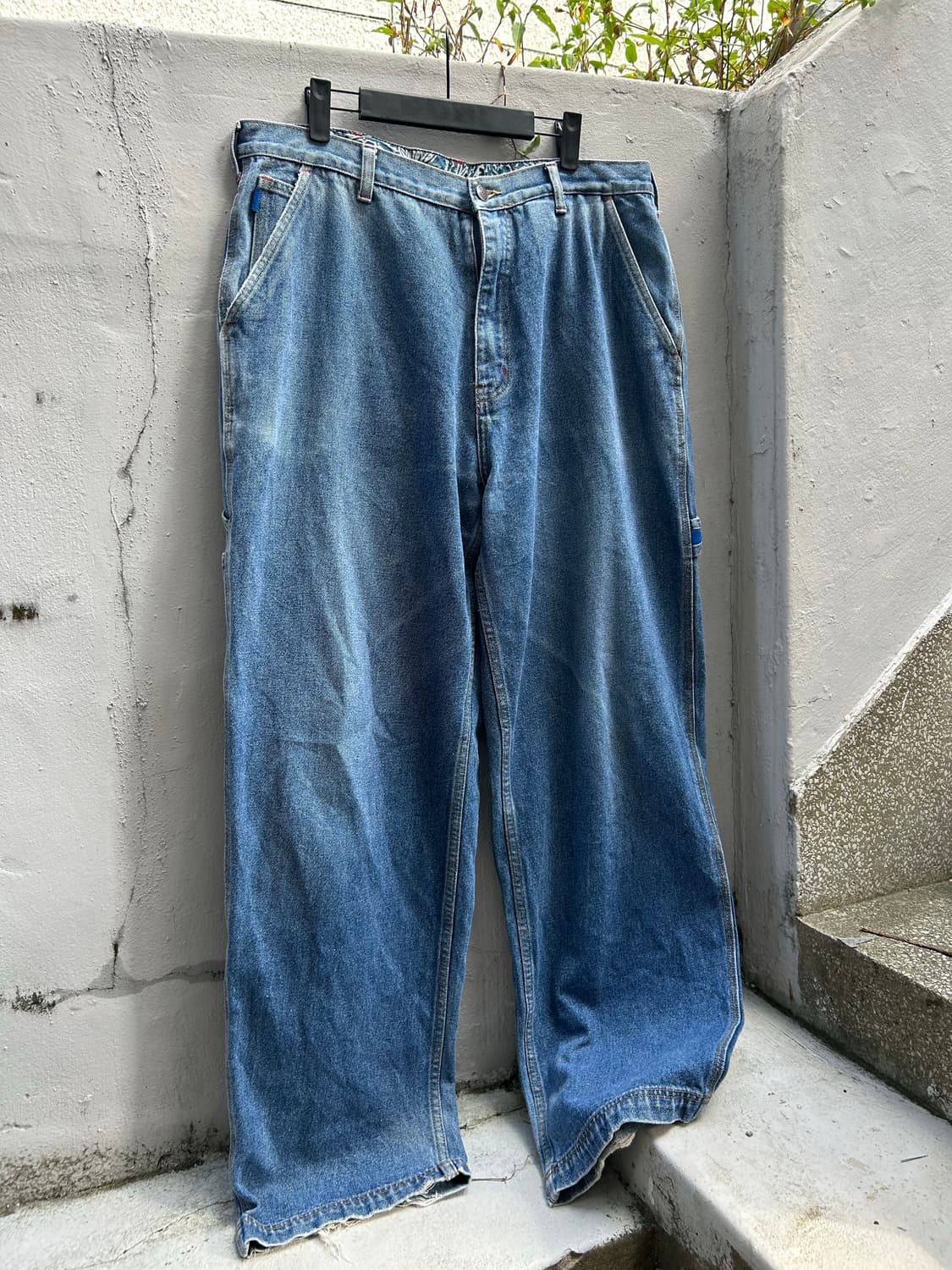 *rare* 올드스쿨 90s 스눕독 자수 와이드 힙합 데님팬츠 상품이미지5