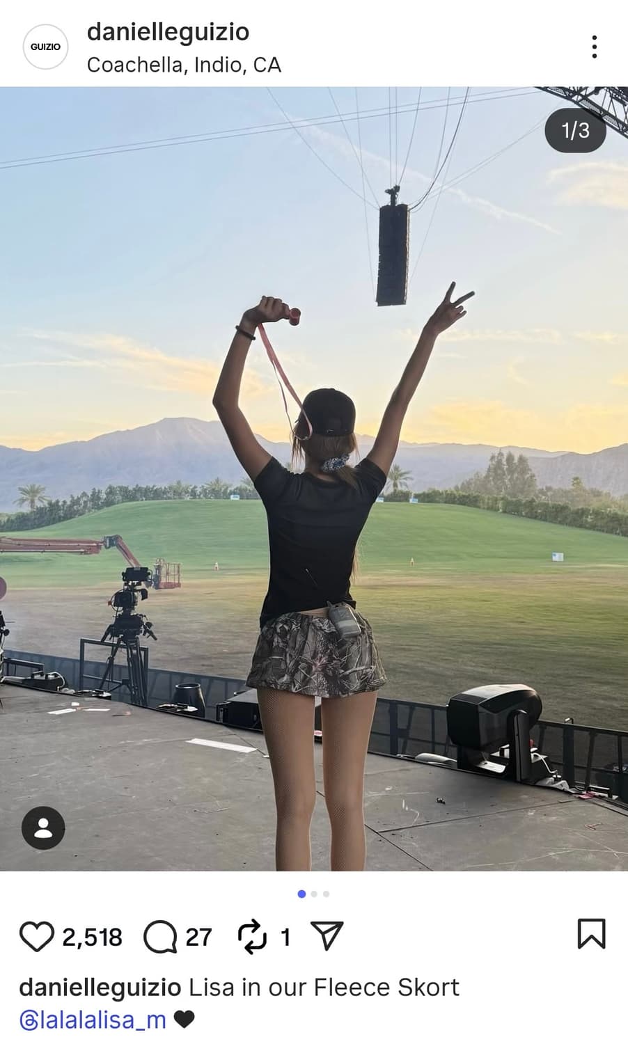 다니엘 귀조 Fleece Skort Camouflage 스커트 카모 상품이미지2