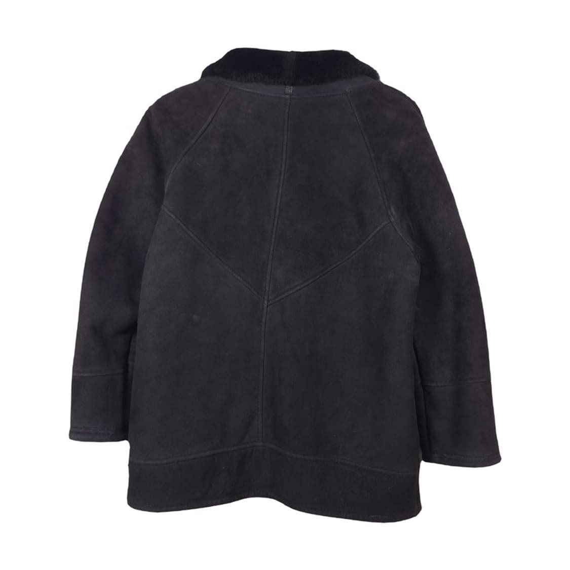 빈티지 케이시박 리얼 양가죽 양털 무스탕 블랙 상품이미지2