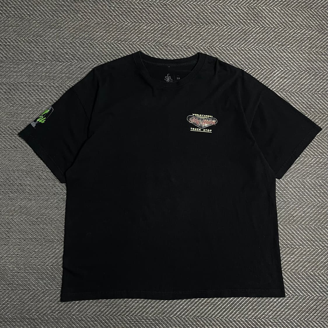USA 빈티지 트럭 스탑 빅로고 반팔 티셔츠 o 5162 상품이미지3