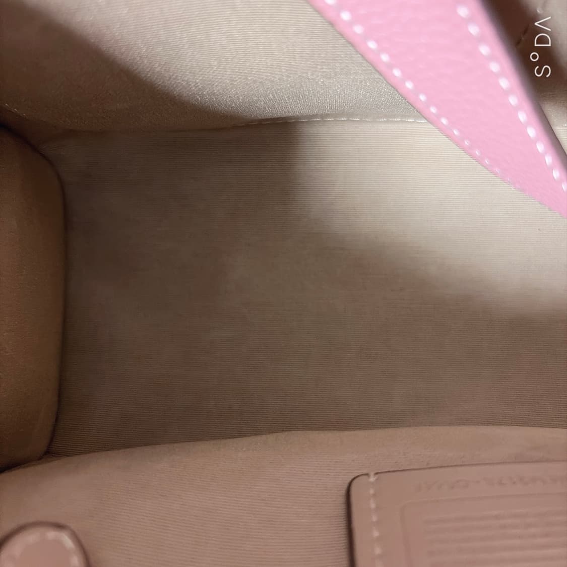 코치 핑크 시그니처 캔버스 토트겸 크로스백 상품이미지9