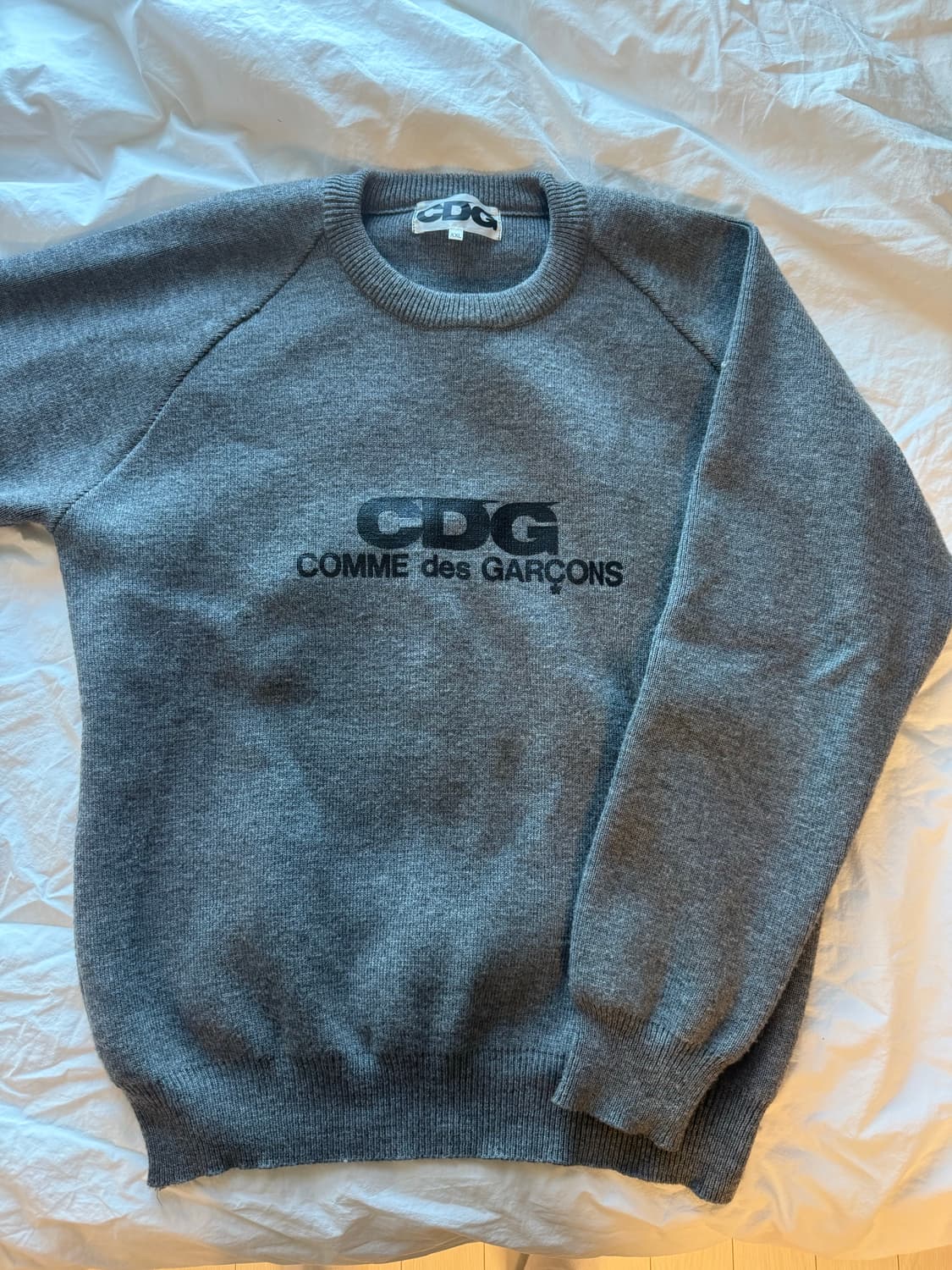 [XXL]CDG 라운드넥 풀오버 니트 상품이미지2