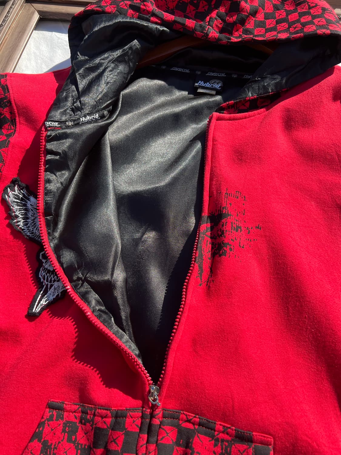 레벨(rebel) 윙 집업 후디 상품이미지6