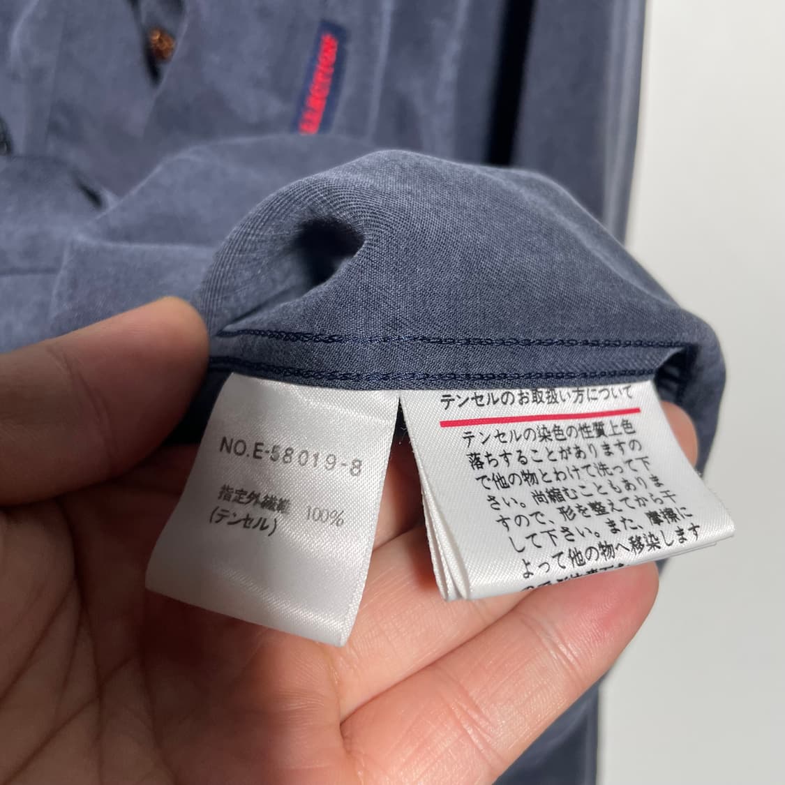 LAGACHE 자수 텐셀 셔츠 상품이미지5