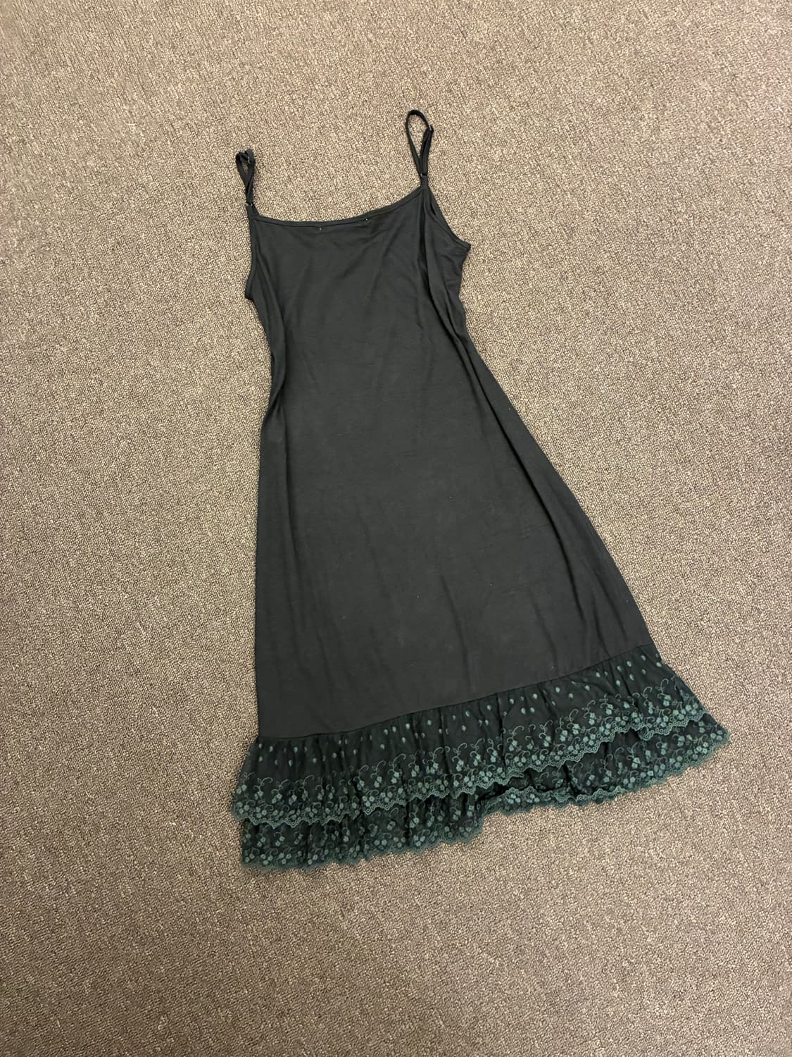 M)Japanese vintage 여성 레이스 디테일 나시 원피스 상품이미지6