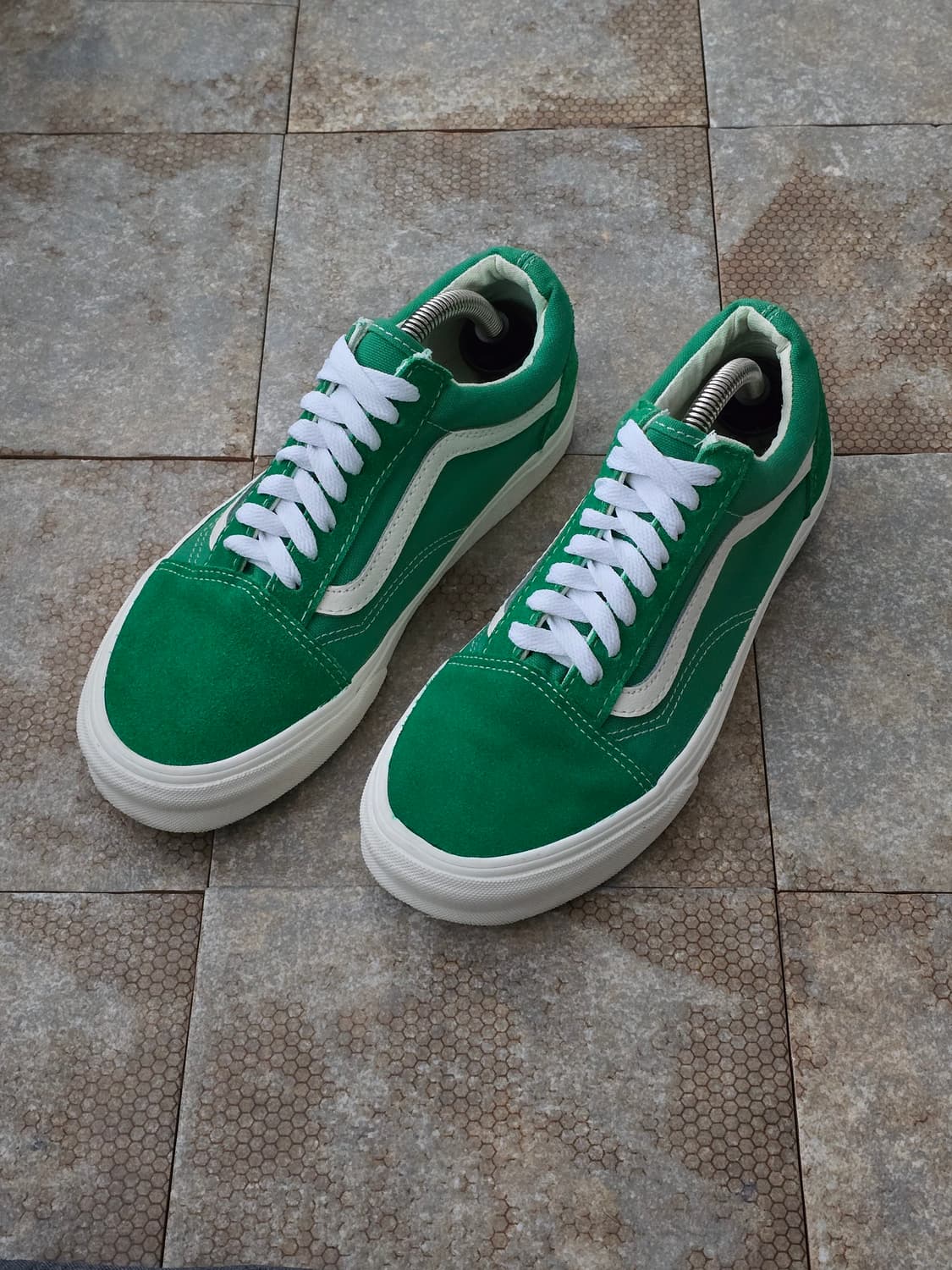 (250)반스 올드스쿨 에코 띠어리 그린  상품이미지1