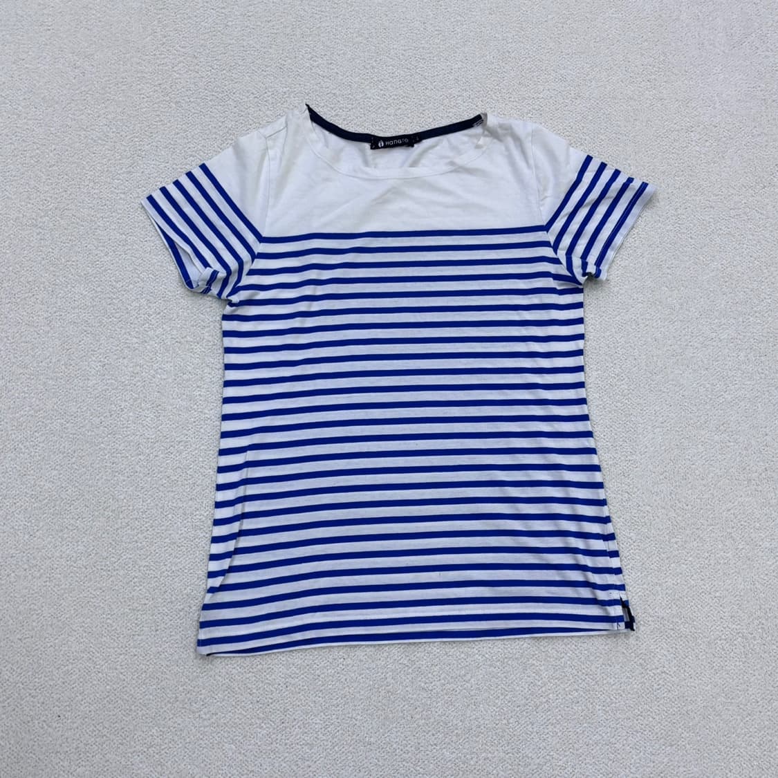 L 행텐 스트라이프 반팔 티셔츠 0313E 상품이미지1