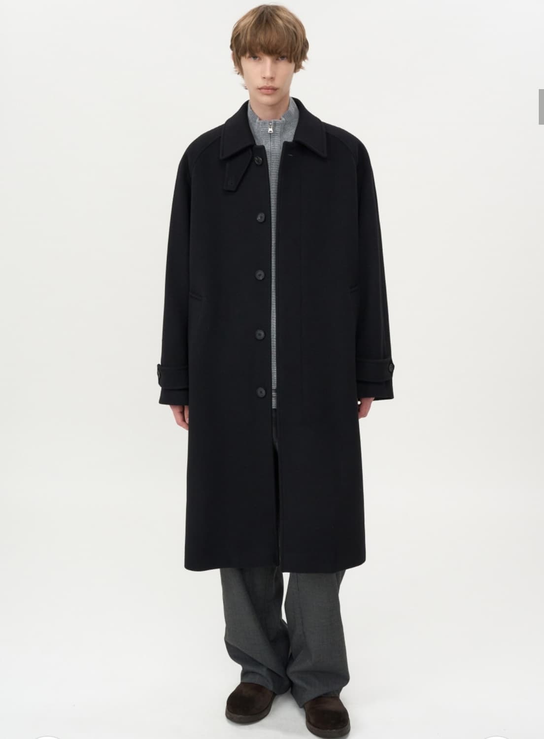 인사일런스 마펠 캐시미어 발마칸 코트 블랙 (M) 상품이미지2