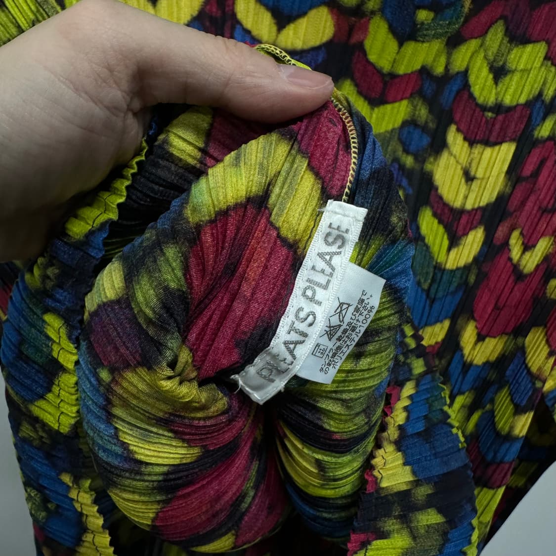 이세이미야케 플리츠츨리즈 패턴 디자인 레어 셔츠 상품이미지7