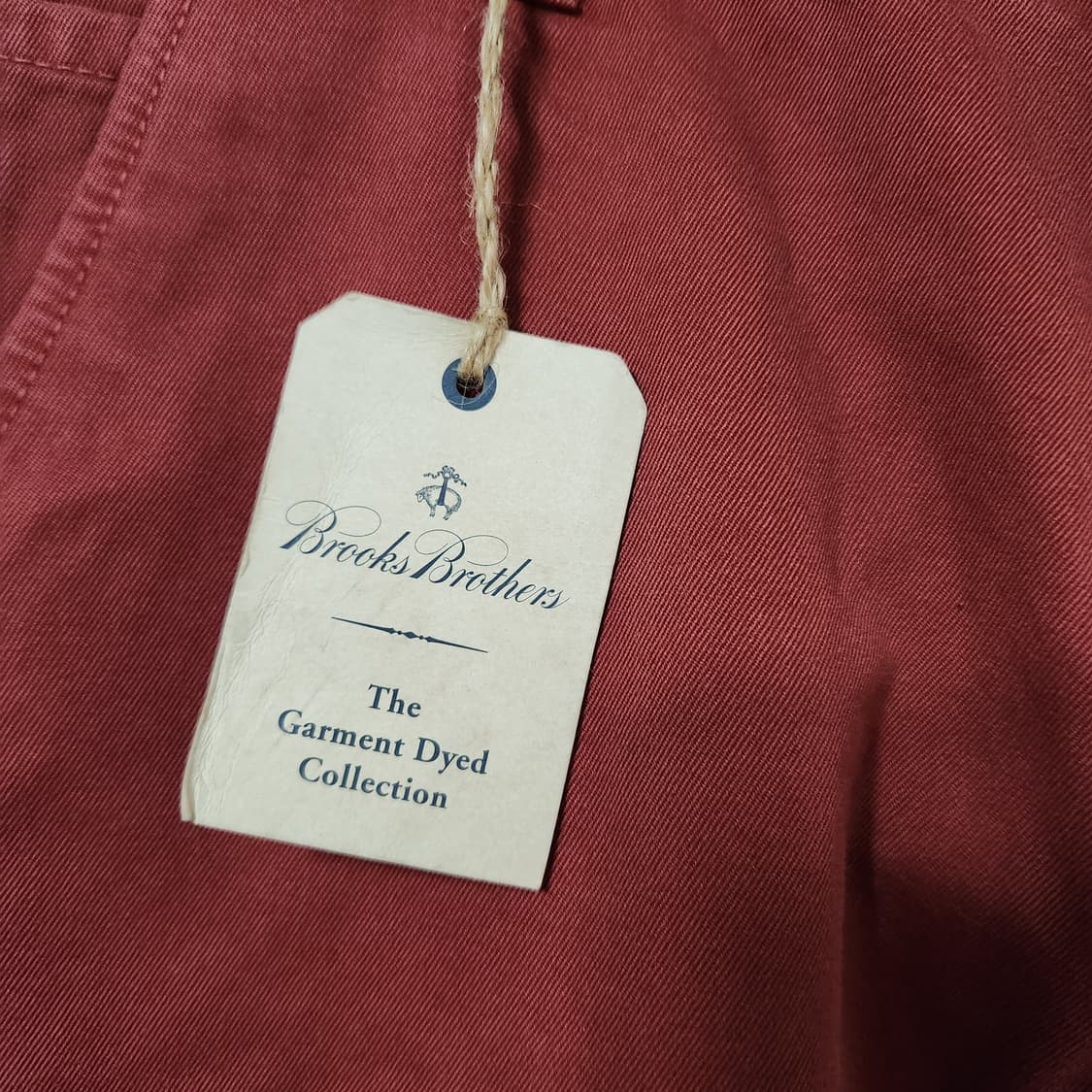 J141 [31] 브룩스브라더스 가먼트다이드 코튼 팬츠 상품이미지2