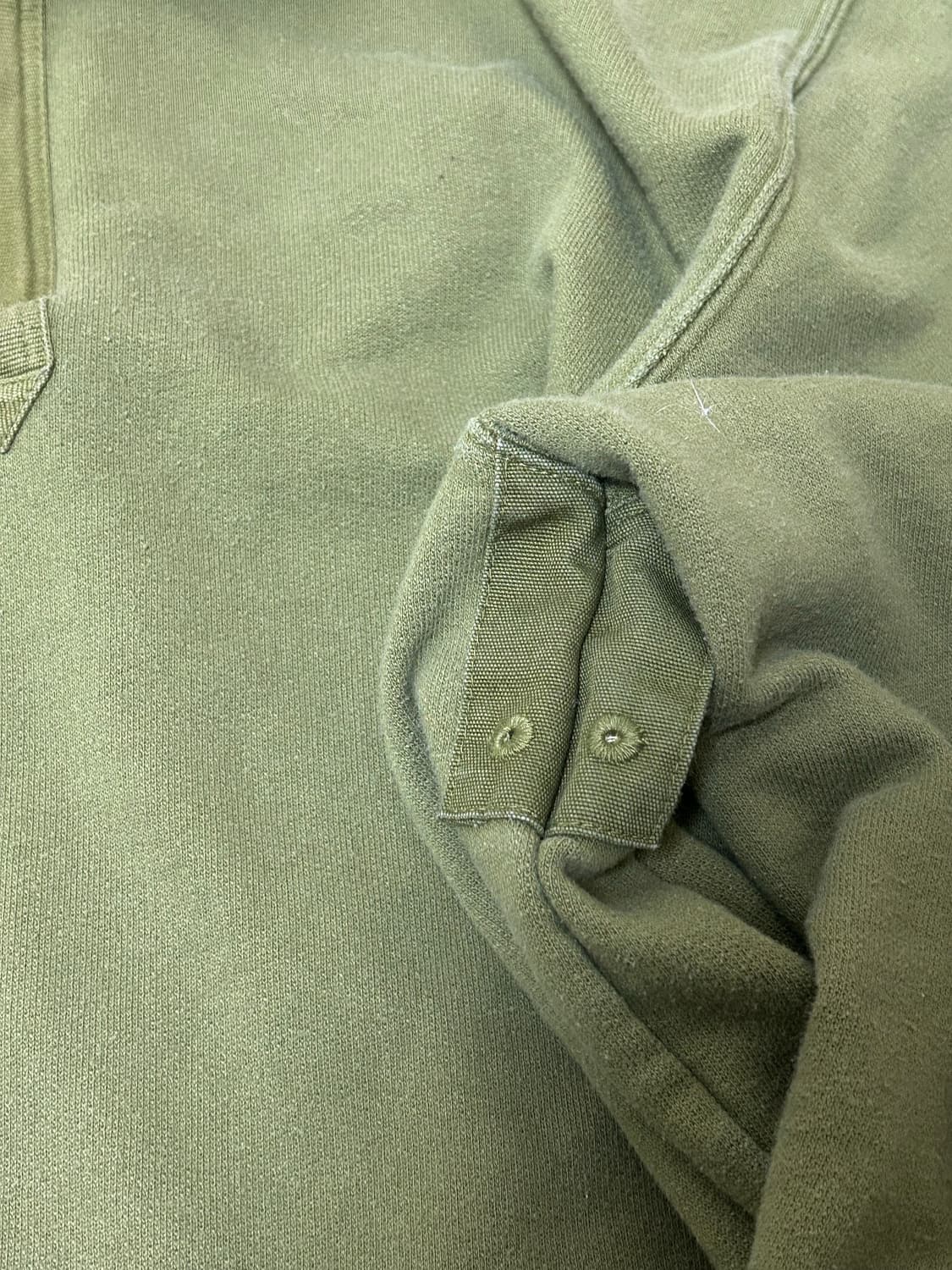 GAP 올리브 그린 밀리터리 하프 집업 스웻셔츠 상품이미지4