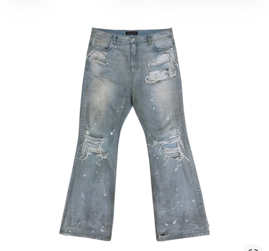 [1]프로젝트gr 디스트레스드 플레어 진 블루 상품이미지1