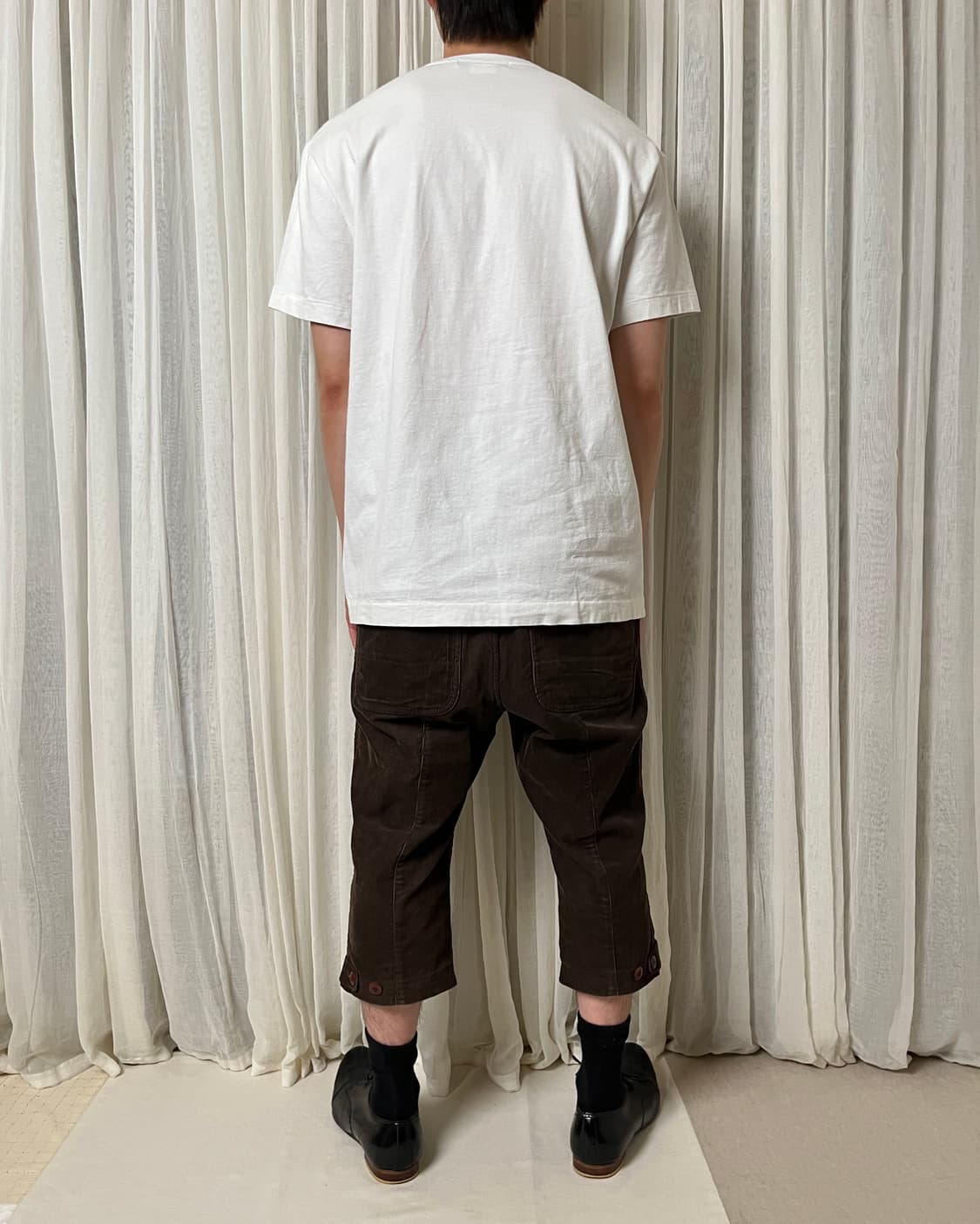 꼼데가르송 옴므 듀스 블럭 패치 티셔츠 comme des garcons 상품이미지8