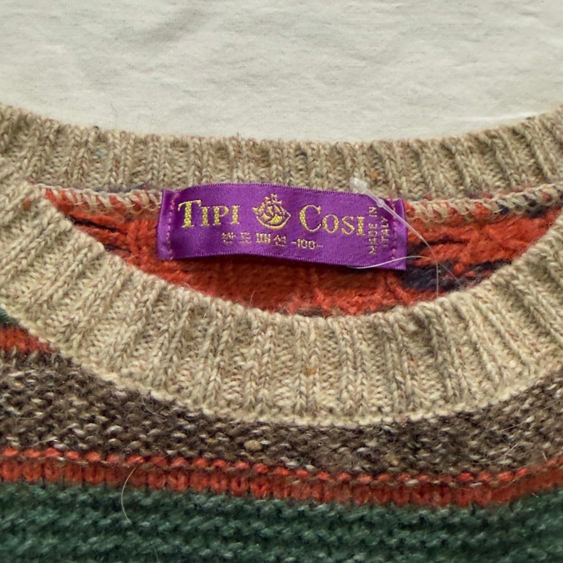 90s 이탈리아 알파카 니트 상품이미지4