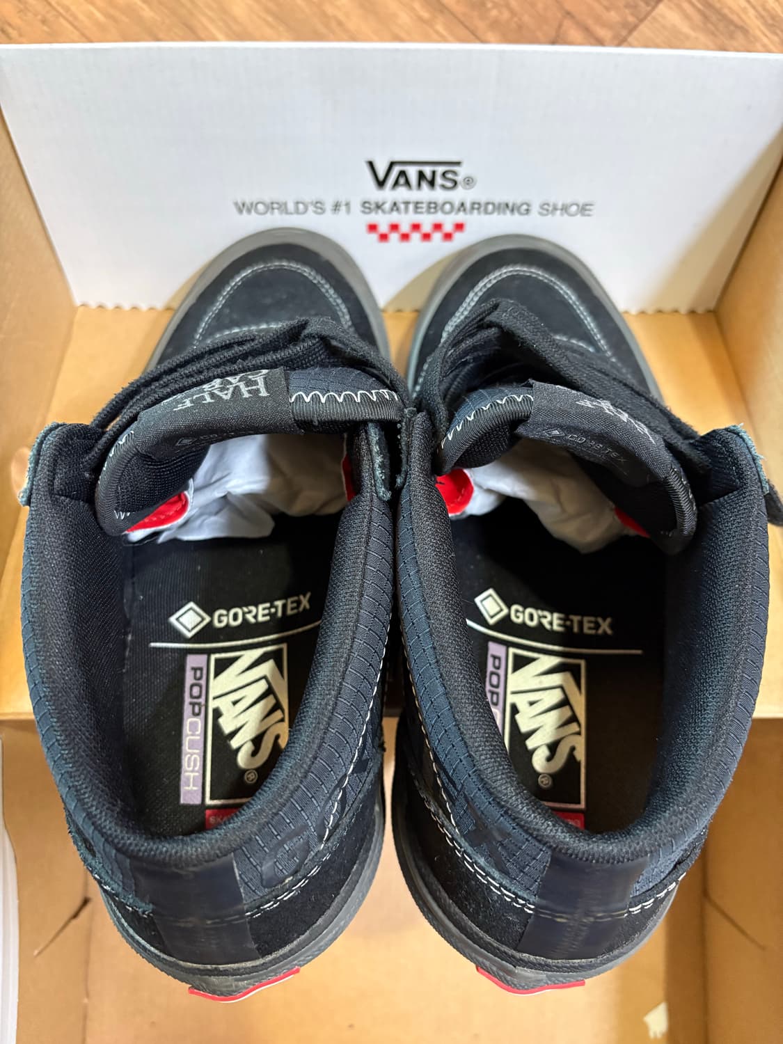 [260~270, 3회착용] 반스 스케이트 하프 캡 '92 고어텍스 블랙 상품이미지3