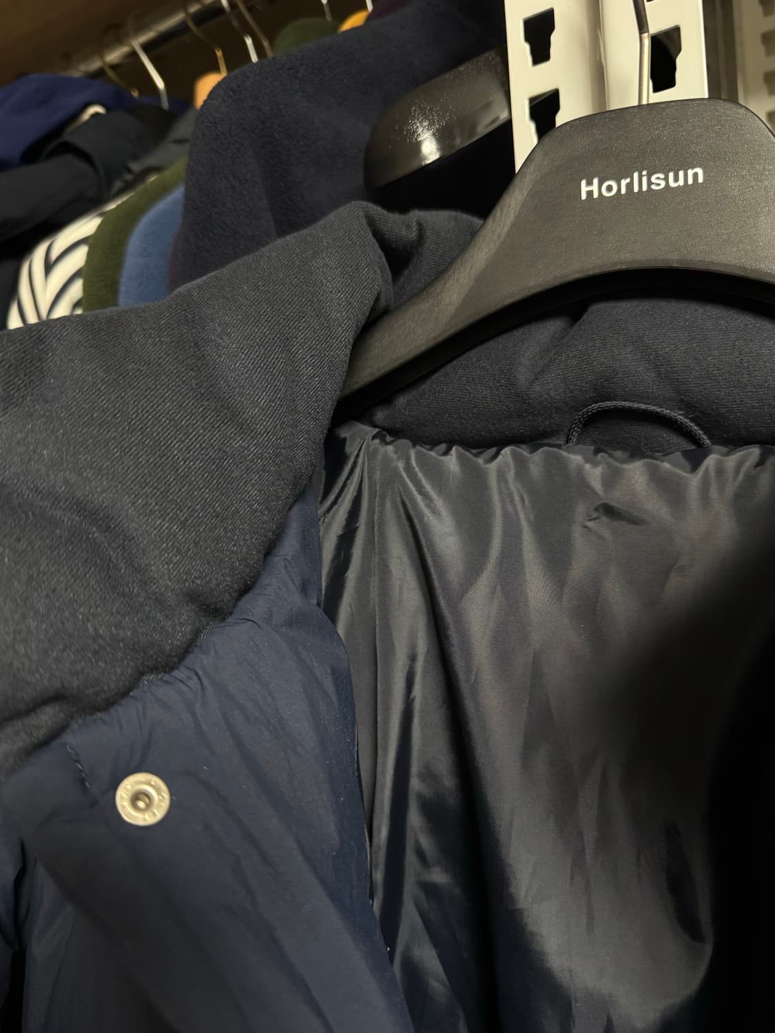 홀리선 사우스파크 덕다운 패딩 네이비 L 상품이미지4