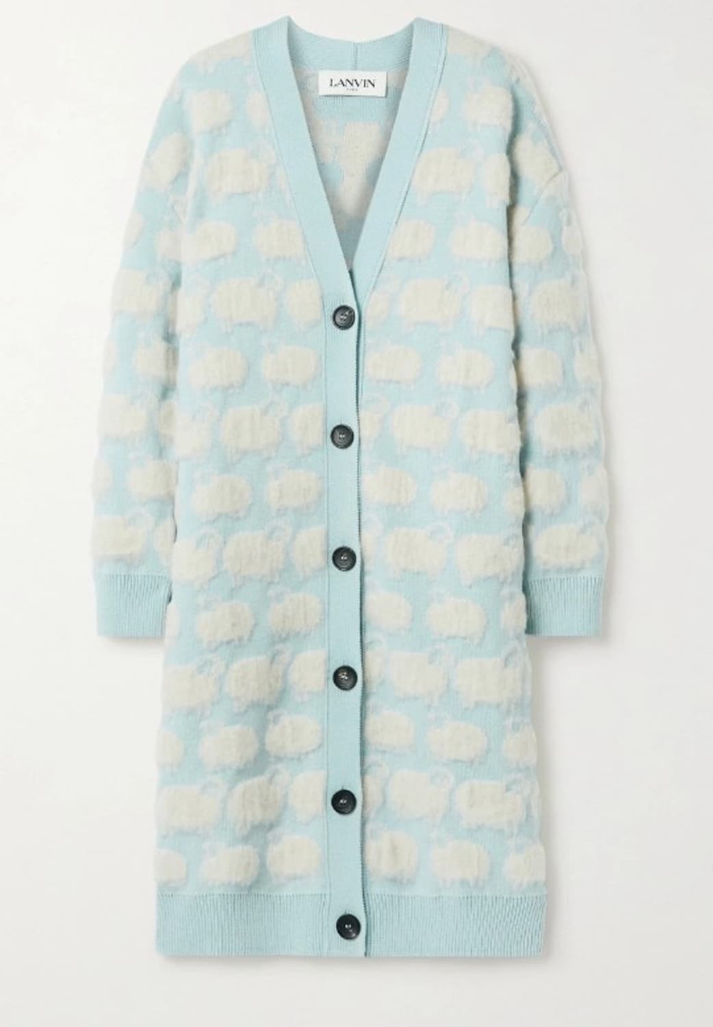 랑방 컬렉션 어린양 Sheep 자수 롱 가디건 상품이미지9