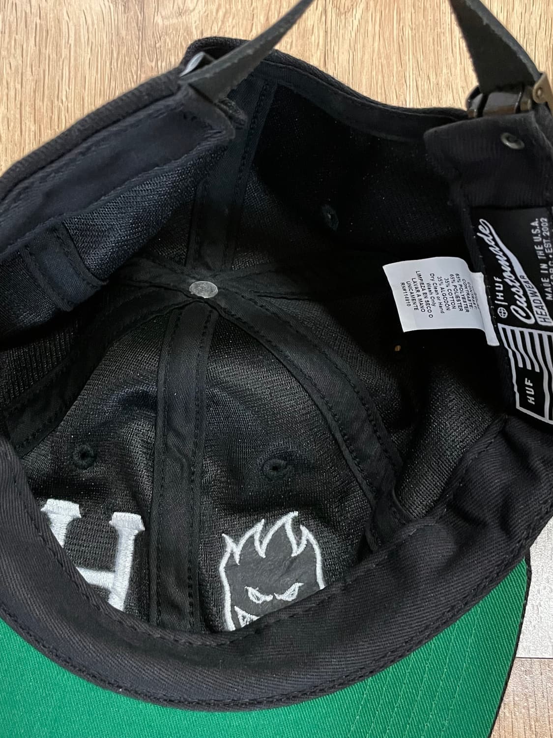 국내 유일 Made USA 허프 X 스핏파이어 콜라보 빈티지 볼캡 모자 상품이미지4