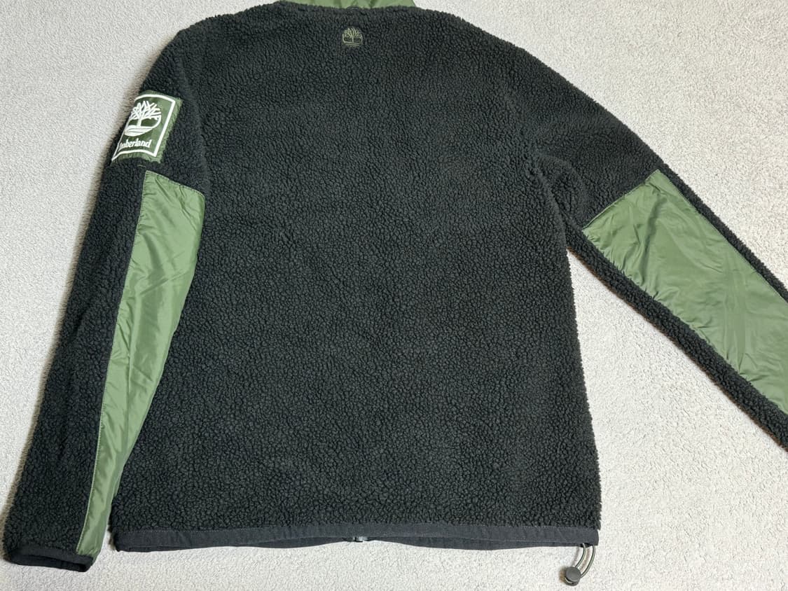 95-100 팀버랜드 블랙 카키 후리스 몽키 자켓 뽀글이  상품이미지6