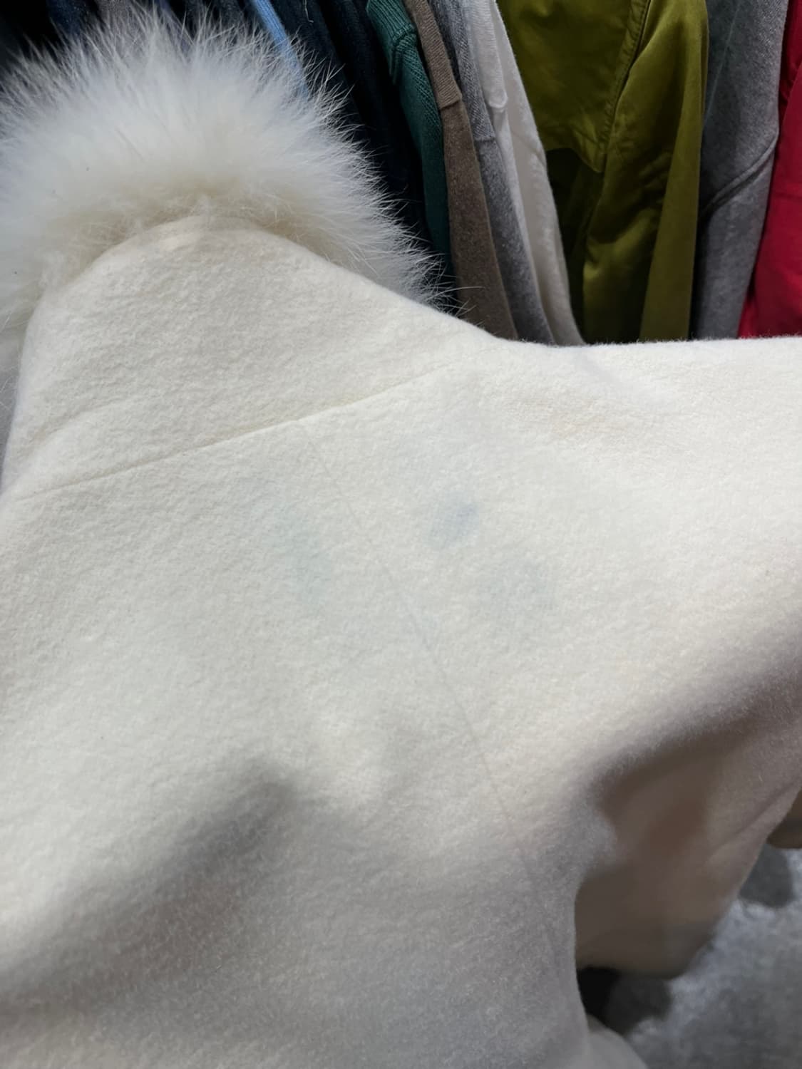 세실맥비 폭스퍼 울 앙고라 갸루 코트  상품이미지7