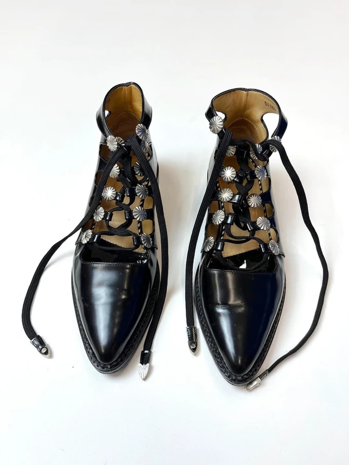 TOGA PULLA 재팬 레이스업 가죽 컷아웃 슈즈 A1578 상품이미지3